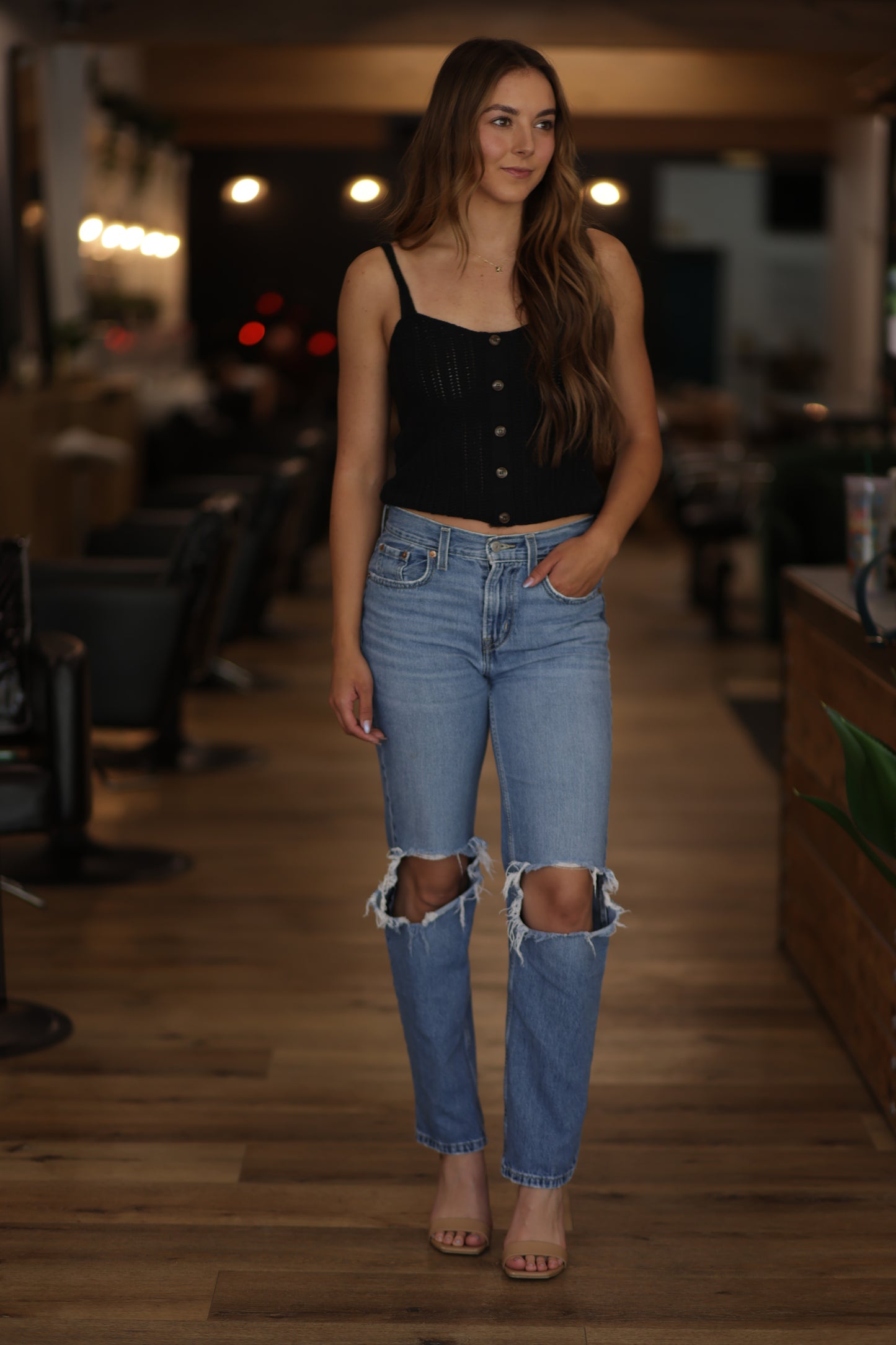 Iris Button Down Knit Cami - More Colors!