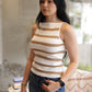 Tessa Sweater Tank - Latte