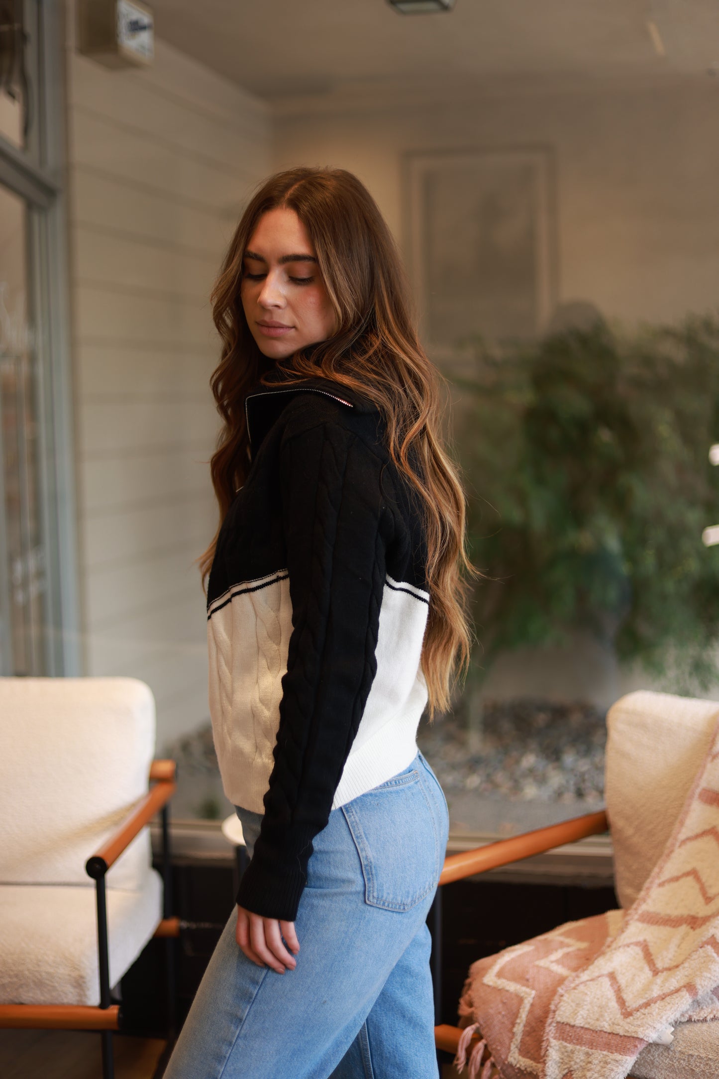 Rorie Cable Knit Sweater