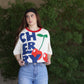 Cherry Print Cotton Crop Top