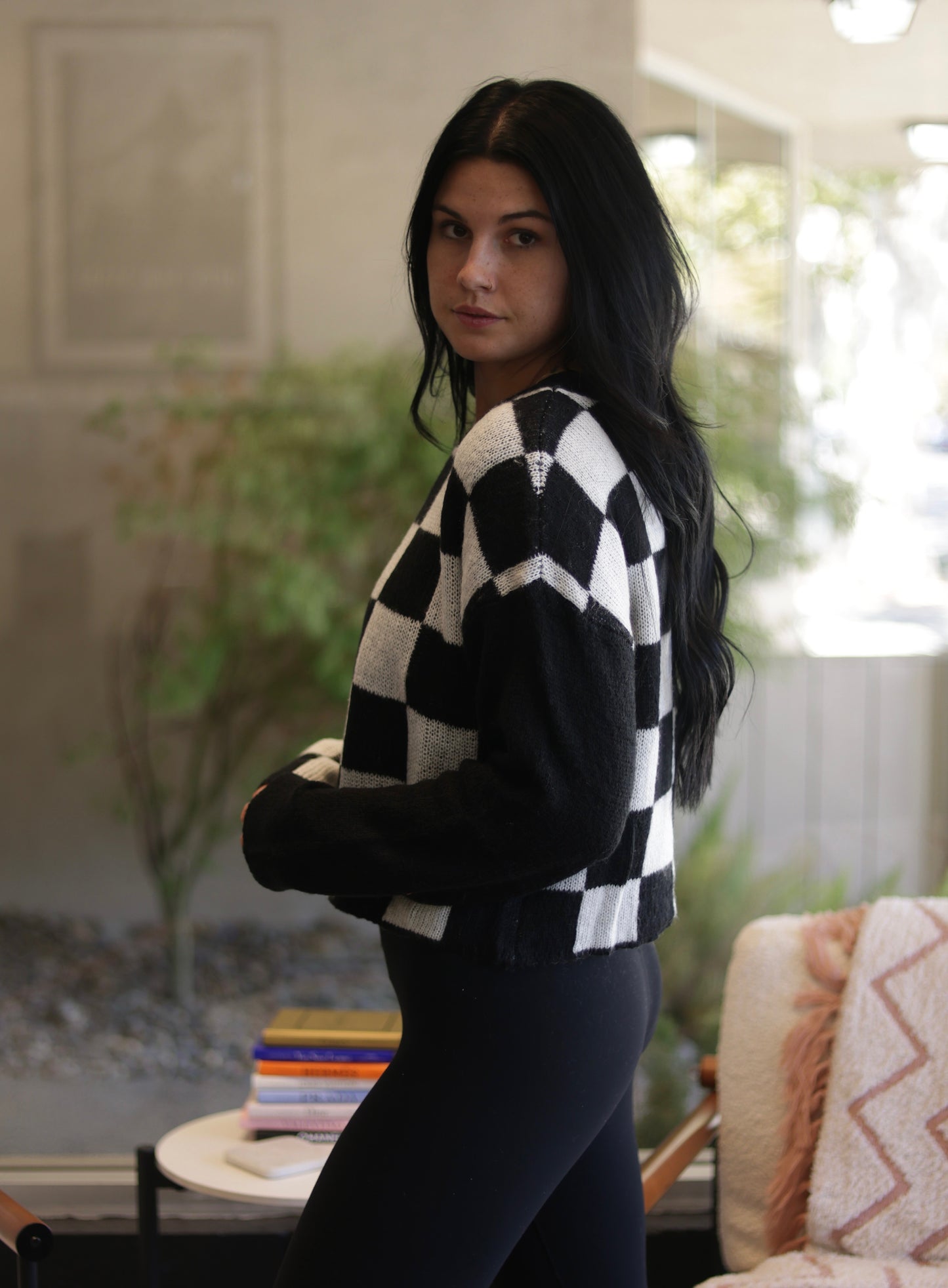 Mari Checkered Sweater - More Colors!