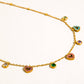 Genoa 18K Gold Non-Tarnish CZ Heart Charm Necklace