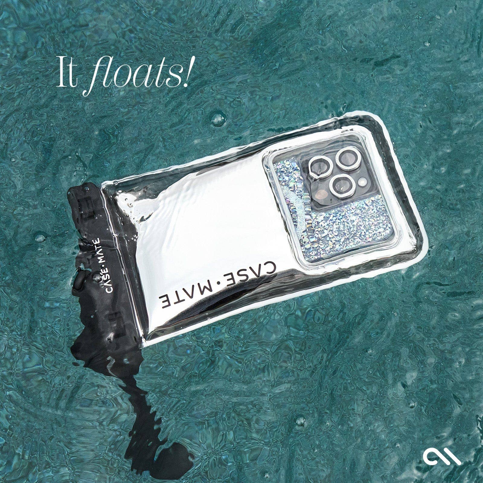 Case-Mate Waterproof Floating Phone Pouch: Purple Paradise