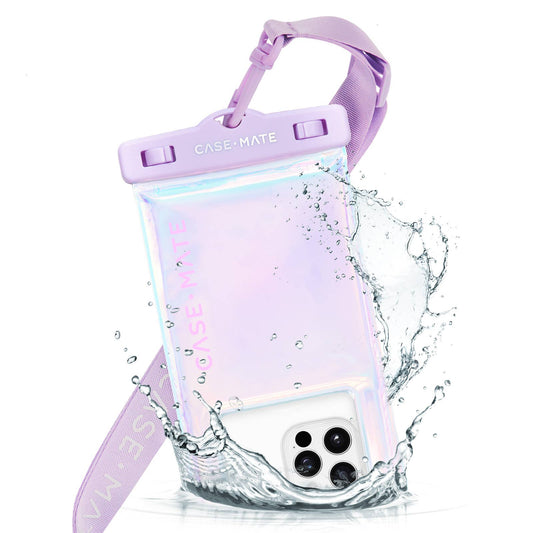 Case-Mate Waterproof Floating Phone Pouch: Purple Paradise