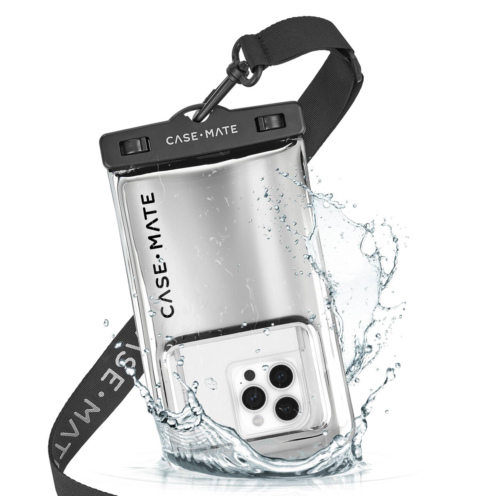 Case-Mate Waterproof Floating Phone Pouch: Purple Paradise