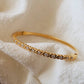 Seraphie 18K Gold Non-Tarnish CZ Cuff Bracelet