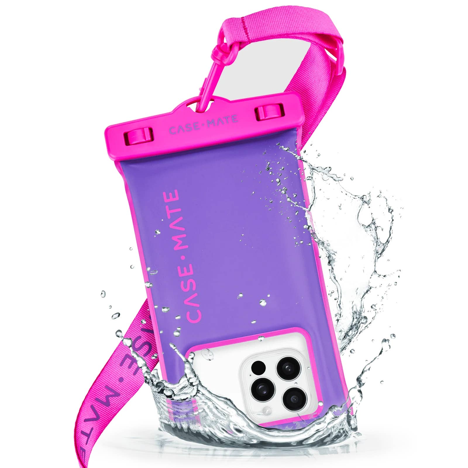 Case-Mate Waterproof Floating Phone Pouch: Citrus Splash